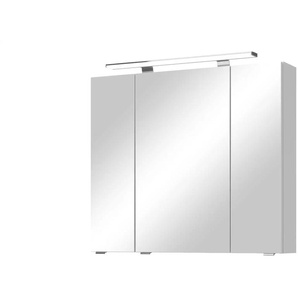 calmoquick Spiegelschrank - weiß - Materialmix - 80 cm - 71 cm - cm 17,0 | Möbel Kraft