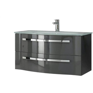 calmoquick Waschtischkombination - grau - Materialmix - 92 cm - 49,7 cm - cm 49,1 | Möbel Kraft