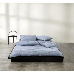 Calvin Klein Bettwäsche, Blau, Textil, Uni, 135x200 cm, Schlaftextilien, Bettwäsche, Bettwäsche, Jersey-Bettwäsche