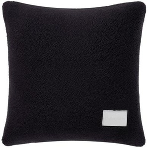 Calvin Klein Kissenhülle Sherpa Rib, Dunkelgrau, Textil, 46 cm, Wohntextilien, Kissen, Kissenbezüge