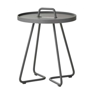 Cane Line Beistelltisch On the move in X-Small - Aluminium light grey
