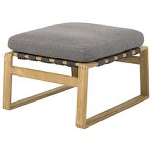 Cane-Line Endless Soft Fußbank Teak/Rope Grey inkl. Kissen Set