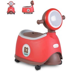 Cangaroo Töpfchen Mini Vespa 2 in 1 Rutscher Räder Behälter mit Deckel abnehmbar