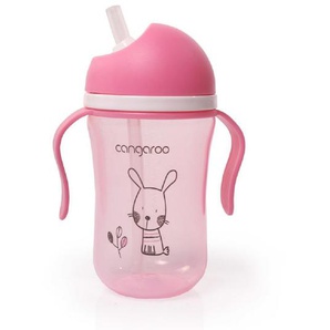 Cangaroo Trinklernbecher 300ml C0582 Trinkhalm Anti-Kolik Deckel drehbar Griffe