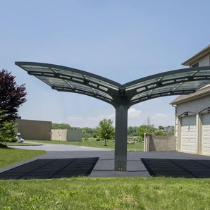 Canopia Doppel Carport Arizona Breeze 495 x 578 cm anthrazit GLO784104759