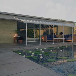 Canopia Terrassendach 1031 x 400 cm weiß GLO784102154