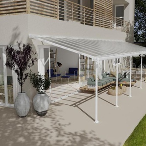 Canopia Terrassendach 1035 x 300 cm weiß GLO784102134