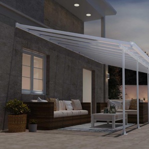 Canopia Terrassendach 787 x 400 cm weiß GLO784102152