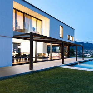 Canopia Terrassenüberdachung Stockholm 950 x 331 cm anthrazit GLO784104762