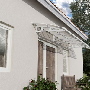 Canopia Vordach Bordeaux 447 x 139 cm weiß GLO781750717