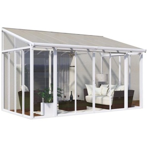 Canopia Wintergarten SanRemo 300 x 435 cm weiß GLO784102560