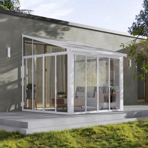 Canopia Wintergarten Sanremo 314 x 294 cm weiß GLO784104836