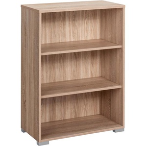 Cantus Aktenregal, Sonoma Eiche, Holz, 2 Fächer, 80x110x40 cm, ISO 9001, Fsc, Made in Germany, Beimöbel erhältlich, Arbeitszimmer, Büroregale, Aktenregale