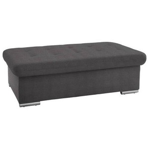 Cantus Hocker, Dunkelgrau, Textil, rechteckig, 137x43x74 cm, Stoffauswahl, Stauraum, Wohnzimmer, Hocker, Sitzhocker