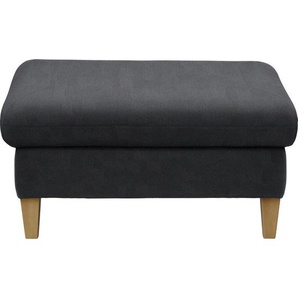 Cantus Hocker , Anthrazit , Textil , rechteckig , 95x49x65 cm , DIN EN ISO 9001, DGM , Fußauswahl, Lederauswahl, Stoffauswahl , Wohnzimmer, Hocker, Sitzhocker
