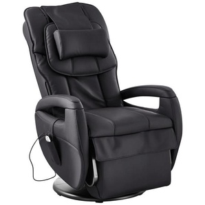 Cantus Massagesessel, Schlamm, Leder, Kombination Echtleder/Lederlook, Spaltleder, Uni, 80x117x114 cm, Lederauswahl, Relaxfunktion, Massagefunktion, Wohnzimmer, Sessel, Massagesessel