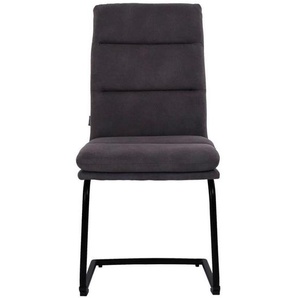 Cantus Schwingstuhl, Grau, Metall, Textil, Rundrohr, 46x95x62.5 cm, Esszimmer, Stühle, Esszimmerstühle, Schwingstühle