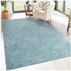 Carpet City Hochflor-Teppich City Shaggy, rechteckig, Höhe: 30 mm, Auch als Läufer, Langflor, Uni, Shaggy, flauschig-weich