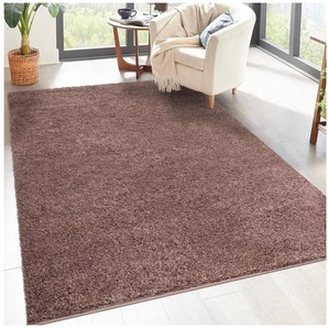 Carpet City Hochflor-Teppich City Shaggy, rechteckig, Höhe: 30 mm, Auch als Läufer, Langflor, Uni, Shaggy, flauschig-weich