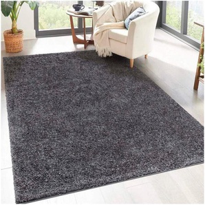 Carpet City Hochflor-Teppich City Shaggy, rechteckig, Höhe: 30 mm, Auch als Läufer, Langflor, Uni, Shaggy, flauschig-weich