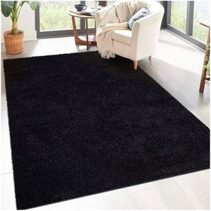 Carpet City Hochflor-Teppich City Shaggy, rechteckig, Höhe: 30 mm, Auch als Läufer, Langflor, Uni, Shaggy, flauschig-weich