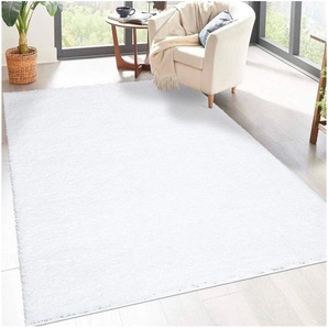 Carpet City Hochflor-Teppich City Shaggy, rechteckig, Höhe: 30 mm, Auch als Läufer, Langflor, Uni, Shaggy, flauschig-weich