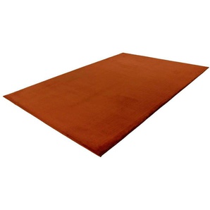 Carpet City Hochflor-Teppich TOPIA 400, rechteckig, Höhe: 21 mm, Kunstfell-Teppich mit Kaninchenfell-Optik, Haptik, Schlafzimmer