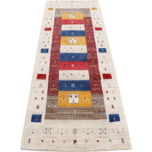 carpetfine Läufer Gabbeh Soni, rechteckig, Höhe: 15 mm, reine Wolle, sehr weicher Flor, Wohnzimmer