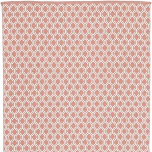 Teppich CARPETFINE Frida 204 Teppiche Gr. B/L: 200 cm x 290 cm, 7 mm, 1 St., rosa Esszimmerteppiche Wendeteppich, 100% recyceltem Material (PET), Flachgewebe, Sisal Optik
