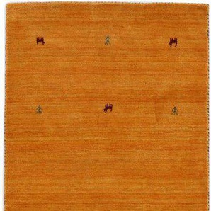 carpetfine Wollteppich Gabbeh Uni, auch als Läufer erhältlich, rechteckig, Höhe: 15 mm, reine Wolle, handgewebt, Gabbeh Loom Tiermotiv, große Farbauswahl