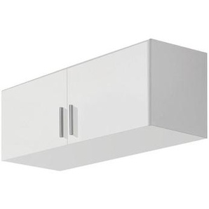 Carryhome Aufsatzschrank , Weiß, Weiß Hochglanz , Kunststoff , 91x39x54 cm , Blauer Engel, Goldenes M, BQ - Bündnis für Qualität, Made in Germany , Schlafzimmer, Kleiderschränke, Schranksysteme