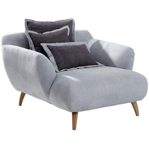 Carryhome BIG , Hellblau , Textil , Buche , massiv , Füllung: Schaumstoff , 120x85x150 cm , Fußauswahl, Stoffauswahl , Wohnzimmer, Sessel, Polstersessel