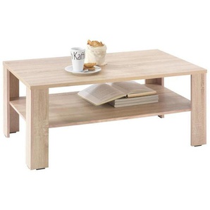 Carryhome Couchtisch, Eiche, Holzwerkstoff, rechteckig, eckig, 65x47x110 cm, Wohnzimmer, Wohnzimmertische, Couchtische