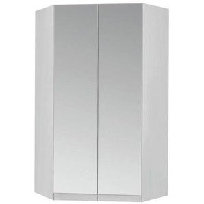 Carryhome Eckschrank, Weiß, Kunststoff, 9 Fächer, 117x197x117 cm, Blauer Engel, Goldenes M, Made in Germany, Typenauswahl, Beimöbel erhältlich,