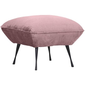 Carryhome Hocker , Rosa , Textil , 60x49x53 cm , Wohnzimmer, Hocker, Sitzhocker