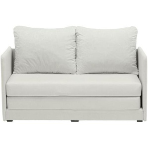 Carryhome Jugend- , Grau , Textil , Uni , 2-Sitzer , Füllung: Schaumstoff , 116x69x64 cm , Liegefunktion, Rücken echt , Kinder & Jugendmöbel, Jugendmöbel, Jugendsofas