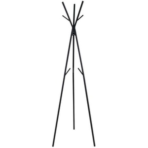 Carryhome Kleiderständer, Schwarz, Metall, 50x171x50 cm, Garderobe, Garderobenständer