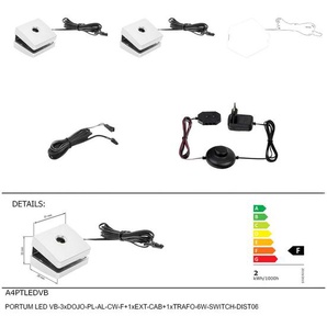 Carryhome Led-Klemmleuchte, Schwarz, Silber, Kunststoff, F, Fußschalter, Lampen & Leuchten, Innenbeleuchtung, Tischlampen, Klemmleuchten