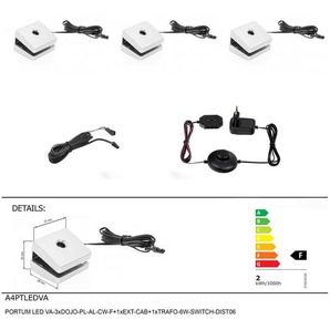 Carryhome Led-Klemmleuchte, Schwarz, Silber, Kunststoff, F, Fußschalter, Lampen & Leuchten, Innenbeleuchtung, Tischlampen, Klemmleuchten