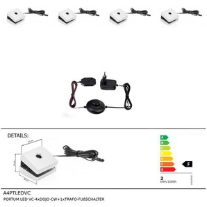 Carryhome Led-Klemmleuchte, Silber, Kunststoff, F, Lampen & Leuchten, Innenbeleuchtung, Tischlampen, Klemmleuchten