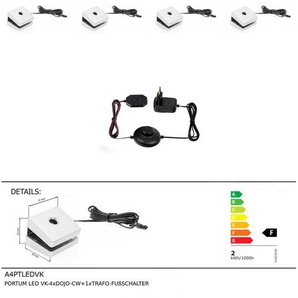 Carryhome Led-Klemmleuchte, Silber, Kunststoff, F, Lampen & Leuchten, Innenbeleuchtung, Tischlampen, Klemmleuchten