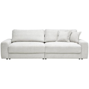 Carryhome Megasofa, Creme, Textil, 3-Sitzer, Füllung: Schaumstoff,Hohlfaser, 278x93x112 cm, Rücken echt, Wohnzimmer, Sofas & Couches, Sofas, Bigsofas