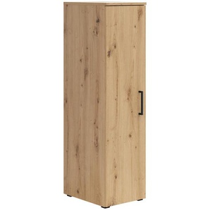 Carryhome Mehrzweckschrank, Eiche Artisan, Kunststoff, 3 Fächer, 30x115x40 cm, FSC Mix, stehend, Waschküche, Mehrzweckschränke