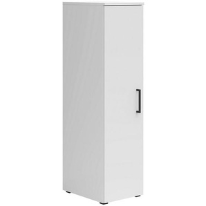 Carryhome Mehrzweckschrank, Weiß, Kunststoff, 3 Fächer, 30x115x40 cm, FSC Mix, erweiterbar, stehend, Waschküche, Mehrzweckschränke