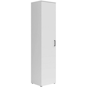 Carryhome Mehrzweckschrank, Weiß, Kunststoff, 5 Fächer, 45x195x40 cm, FSC Mix, erweiterbar, stehend, Waschküche, Mehrzweckschränke