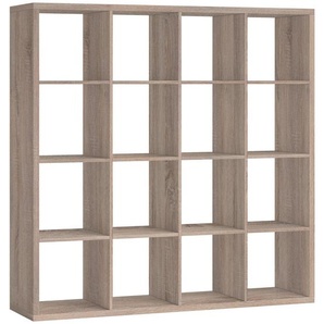 Carryhome Raumteiler Style, Sonoma Eiche, Holzwerkstoff, 147x147x38 cm, Beimöbel erhältlich, Wohnzimmer, Raumteiler & Paravents, Raumteiler