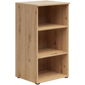 Carryhome Regal, Eiche Artisan, Holzwerkstoff, 2 Fächer, 45x83x40 cm, FSC Mix, Typenauswahl, Beimöbel erhältlich, stehend, Wohnzimmer, Regale,