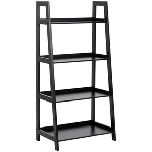 Carryhome Regalelement, Schwarz, Holzwerkstoff, 63x130x40 cm, Reach, Wohnzimmer, Regale, Bücherregale