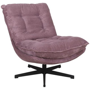 Carryhome Relaxsessel, Flieder, Metall, Textil, 75x88x90 cm, erweiterbar (Typenauswahl), Sitzfläche 360° drehbar, Wohnzimmer, Sessel, Relaxsessel