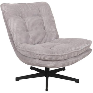 Carryhome Relaxsessel, Hellgrau, Metall, Textil, 75x88x90 cm, Sitzfläche 360° drehbar, erweiterbar (Typenauswahl), Wohnzimmer, Sessel, Relaxsessel